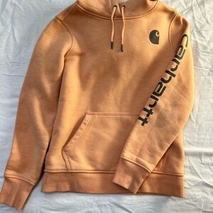 Carhartt Peach Hoodie with Logo